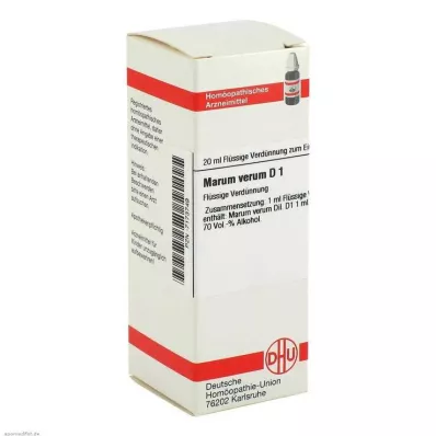 DHU Marum verum D 1 atšķaidījums, 20 ml DHU Marum verum D 1 atšķaidījums, 20 ml