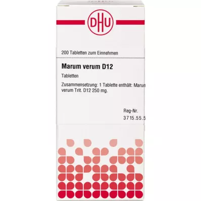MARUM VERUM D 12 tabletes, 200 kapsulas