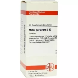 MATER PERLARUM D 12 tabletes, 80 kapsulas