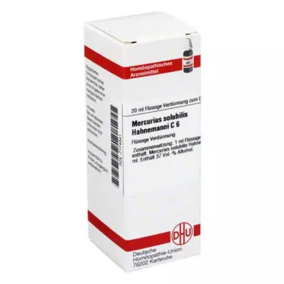 MERCURIUS SOLUBILIS Hahnemanni C 6 Atšķaidījums, 20 ml MERCURIUS SOLUBILIS Hahnemanni C 6 Atšķaidījums, 20 ml