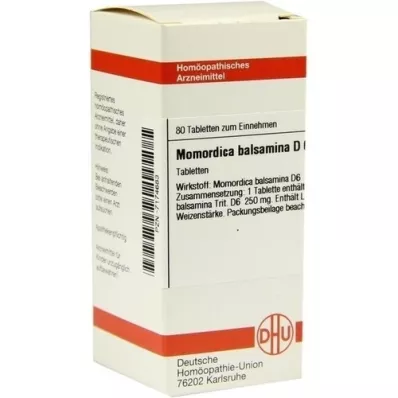 MOMORDICA BALSAMINA D 6 tabletes, 80 kapsulas