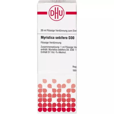 MYRISTICA SEBIFERA D 30 atšķaidījums, 20 ml