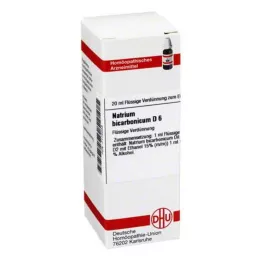 NATRIUM BICARBONICUM D 6 atšķaidījums, 20 ml