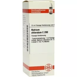 NATRIUM CHLORATUM C 200 atšķaidījums, 20 ml