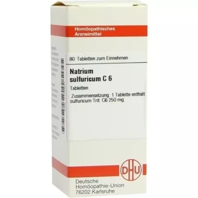 NATRIUM SULFURICUM C 6 tabletes, 80 kapsulas