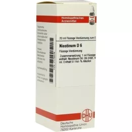 NICOTINUM D 6 atšķaidījums, 20 ml