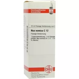 NUX VOMICA C 12 atšķaidījums, 20 ml