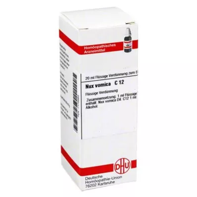NUX VOMICA C 12 atšķaidījums, 20 ml NUX VOMICA C 12 atšķaidījums, 20 ml