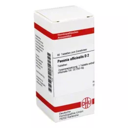PAEONIA OFFICINALIS D 2 tabletes, 80 kapsulas