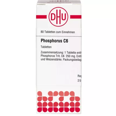 PHOSPHORUS C 6 tabletes, 80 kapsulas