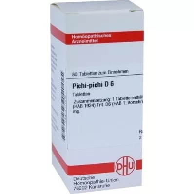 PICHI-pichi D 6 tabletes, 80 gab