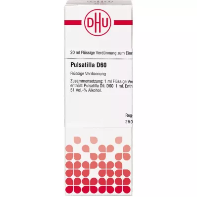 PULSATILLA D 60 atšķaidījums, 20 ml