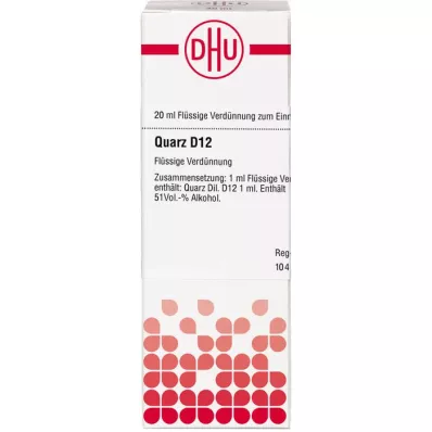 QUARZ D 12 atšķaidījums, 20 ml