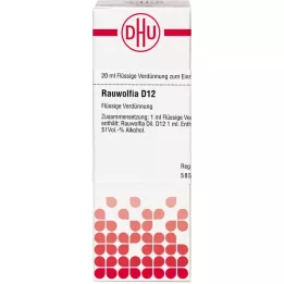 RAUWOLFIA D 12 atšķaidījums, 20 ml