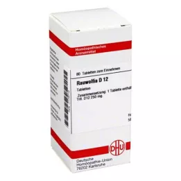 RAUWOLFIA D 12 tabletes, 80 kapsulas