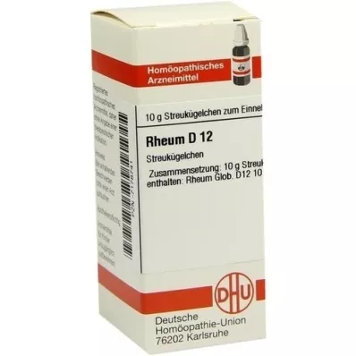 RHEUM D 12 bumbiņas, 10 g