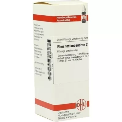 RHUS TOXICODENDRON C 200 atšķaidījums, 20 ml