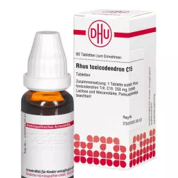 RHUS TOXICODENDRON C 15 tabletes, 80 gab