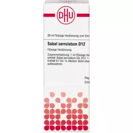 SABAL SERRULATUM D 12 atšķaidījums, 20 ml