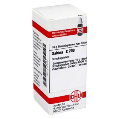 DHU Sabina C 200 lodītes, 10 g DHU Sabina C 200 lodītes, 10 g