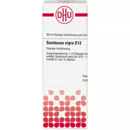 SAMBUCUS NIGRA D 12 atšķaidījums, 20 ml