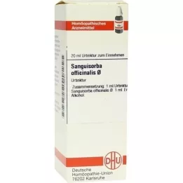 SANGUISORBA OFFICINALIS Mātes tinktūra, 20 ml