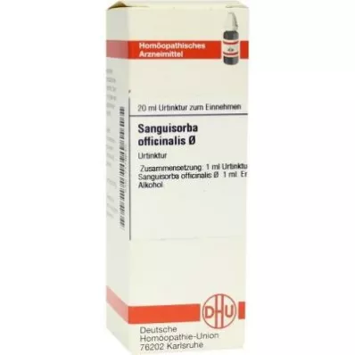 SANGUISORBA OFFICINALIS Mātes tinktūra, 20 ml SANGUISORBA OFFICINALIS Mātes tinktūra, 20 ml