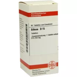 SILICEA D 15 tabletes, 80 kapsulas