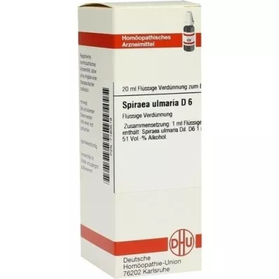 SPIRAEA ULMARIA D 6 atšķaidījums, 20 ml