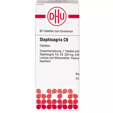 STAPHISAGRIA C 9 tabletes, 80 kapsulas