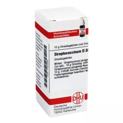 STREPTOCOCCINUM D 30 bumbiņas, 10 g