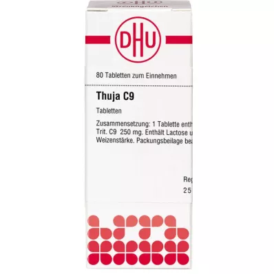 THUJA C 9 tabletes, 80 kapsulas