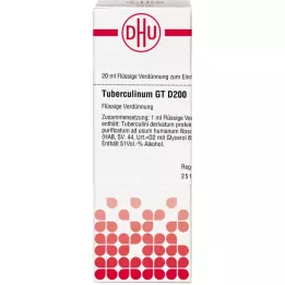 TUBERCULINUM GT D 200 atšķaidījums, 20 ml