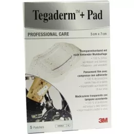 TEGADERM 3M Plus Pad 5x7 cm saliekamais kompozītmateriāls.3582NP, 5 gab