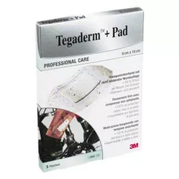 TEGADERM 3M Plus Pad 9x15 cm, gatavs lietošanai.3589NP, 5 gab