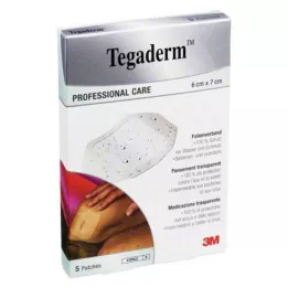 TEGADERM 3M plēve 6x7 cm 1624NP, 5 gab