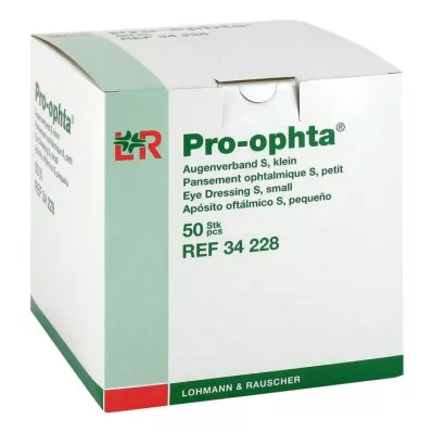 Pro Ophta acu pārsējs S mazs, 50 gab Pro Ophta acu pārsējs S mazs, 50 gab