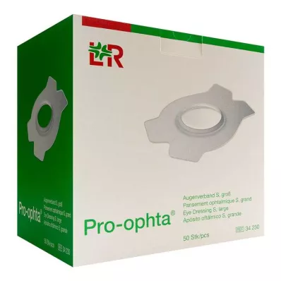 Pro Ophta acu pārsējs S liels 34230, 50 gab Pro Ophta acu pārsējs S liels 34230, 50 gab