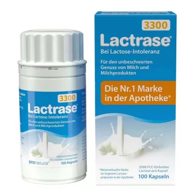 Laktrāze 3300 FCC kapsulas, 100 gab Laktrāze 3300 FCC kapsulas, 100 gab