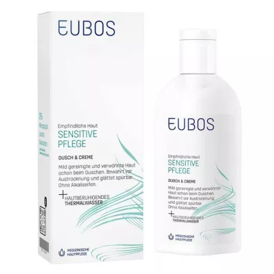 EUBOS SENSITIVE Dušas &amp; Krēms, 200 ml