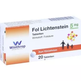 FOL Lichtenstein 5 mg tabletes, 20 gab