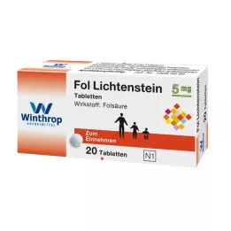 FOL Lichtenstein 5 mg tabletes, 20 gab