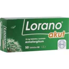 LORANO akūtas tabletes, 50 gab