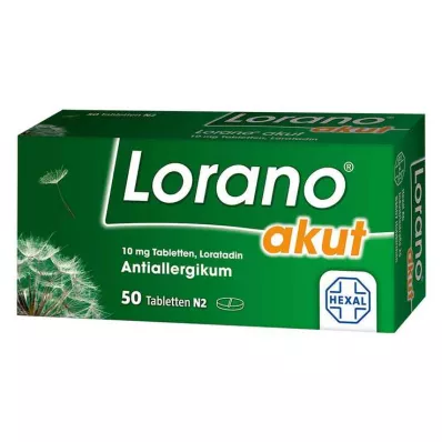 LORANO akūtas tabletes, 50 gab