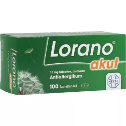 LORANO akūtas tabletes, 100 gab