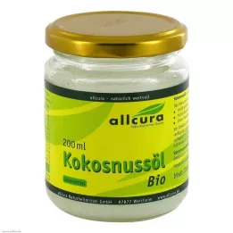 KOKOSNUSSÖL Bioloģiskais, 200 ml