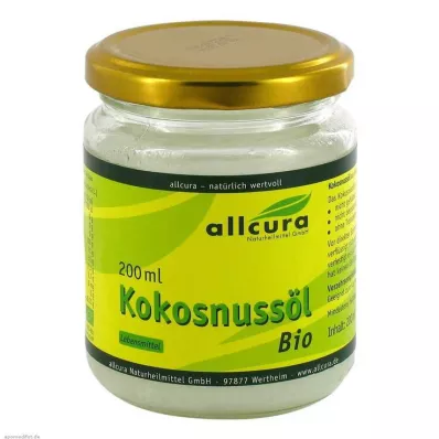 Organiskā kokosriekstu eļļa, 200 ml Organiskā kokosriekstu eļļa, 200 ml