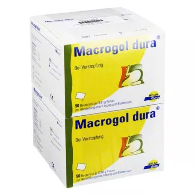 Macrogol dura pulveris šķīduma iekšķīgai lietošanai pagatavošanai, 100 gab Macrogol dura pulveris šķīduma iekšķīgai lietošanai pagatavošanai, 100 gab