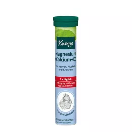 KNEIPP Magnijs+kalcijs, šķīstošās tabletes, 20 kapsulas