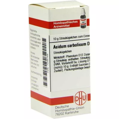 DHU Acidum carbolicum D 12 lodītes, 10 g DHU Acidum carbolicum D 12 lodītes, 10 g